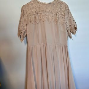 Roolee Maxi Dress Nude